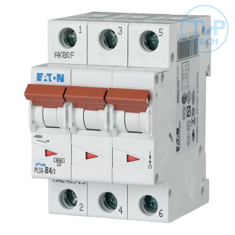 PLS6-D1/3 MCB PLS6 3P 1A Eaton