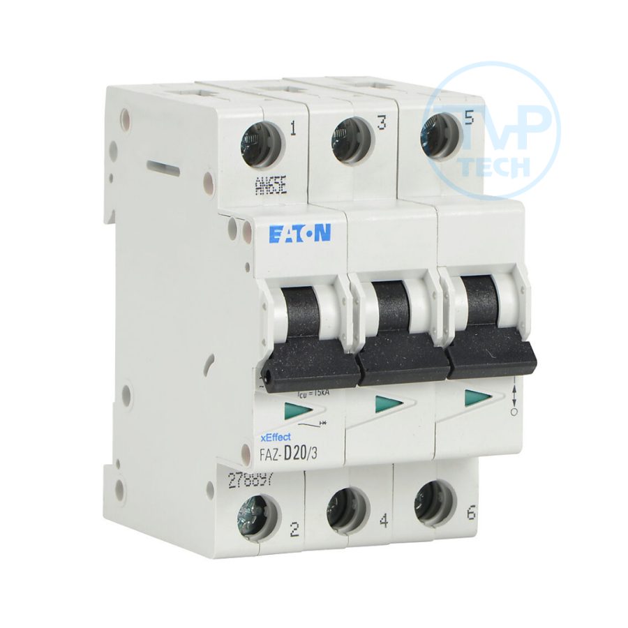 FAZ-B6/3 MCB FAZ 3P 6A Eaton