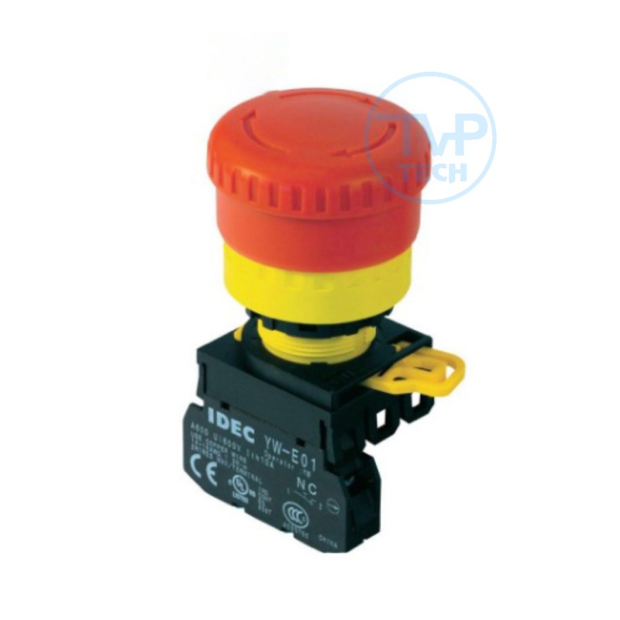 Nút dừng khẩn cấp IDEC YW1B-V4E01R 1NC 22mm